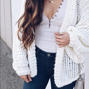 free people • nwt chamomile cardigan